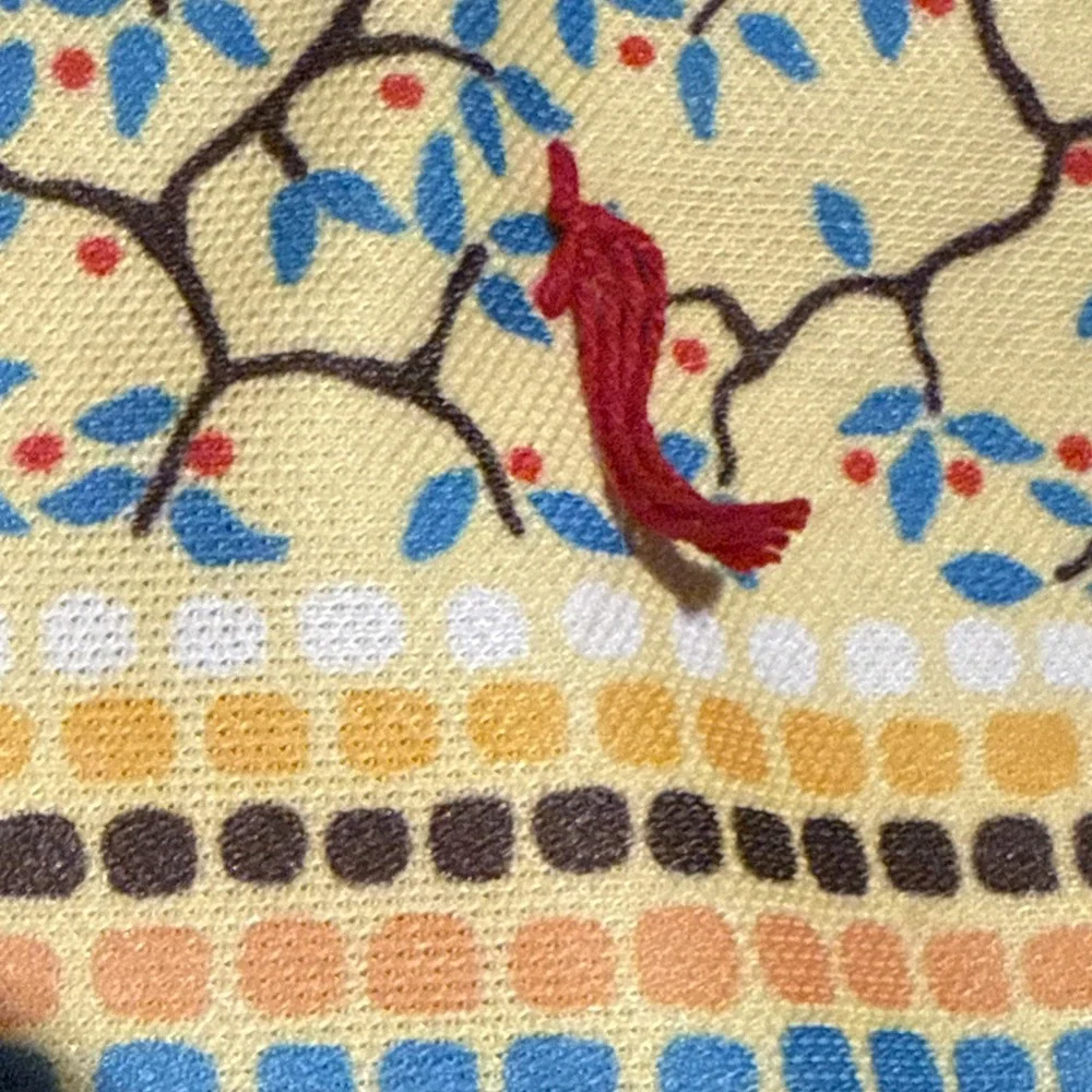 This vintage-style, handmade patchwork quilt 44x 37 Lap Quilt Made In The 1960's